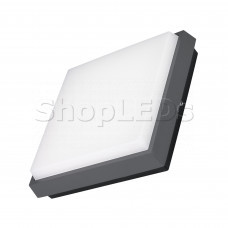 Светильник LGD-AREA-S175x175-10W Warm3000 (GR, 110 deg, 230V)