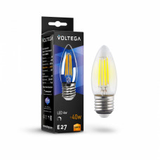 Лампа Voltega Crystal SLVG10-C1E27warm5W-FD